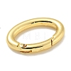 Rack Plating Brass Springs Gate Rings KK-L224-090G-2