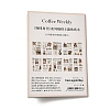 20Pcs Coffee Theme DIY Paper Scrapbook Stickers STIC-U004-04A-5