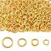 400Pcs 4 Styles Open Jump Rings Brass Jump Rings KK-FS0002-08G-1