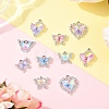 10Pcs 10 Styles Alloy with Rhinestone Pendants FIND-YW0009-49-4