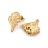 Ion Plating(IP) 304 Stainless Steel Stud Earring Findings STAS-Z175-02G-01-2