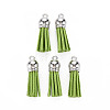 Faux Suede Tassel Pendant Decorations X-FIND-R095-018P-1