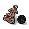 Christmas Theme Gingerbread Enamel Pins JEWB-M043-08A-3