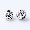 Tibetan Style Alloy Spacer Beads X-TIBE-Q063-66AS-RS-1