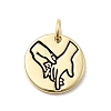 Brass Enamel Pendants KK-P338-28G-02-1