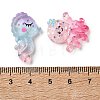 Transparent Resin Cabochons CRES-L050-02C-3