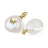 Natural Keshi Pearl Pendants STAS-Z136-01G-01-2