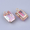 Transparent Glass Pendants GLAA-T007-20D-2