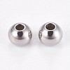 Tarnish Resistant 202 Stainless Steel Rondelle Spacer Beads STAS-F094-06C-P-2