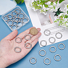 25Pcs Stainless Steel Linking Rings FIND-ME0002-64-4