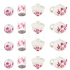 32Pcs 4 Styles Handmade Porcelain Beads PORC-TA0001-78A-2