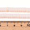 Opaque Solid Color Glass Beads Strands GLAA-N026-3x6mm-01-4