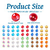 200Pcs 10 Color Electroplate Glass Bead Strands EGLA-KS0001-02-14