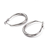 Non-Tarnish 304 Stainless Steel Hoop Earrings for Women EJEW-G346-05P-2