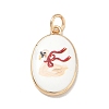 Printed Brass Pendants KK-CBA9B3D-02G-08-1