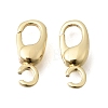 Brass Lobster Claw Clasps KK-C255-10G-1