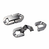 Non-Tarnish 304 Stainless Steel Fold Over Clasps STAS-N087-48B-01P-4