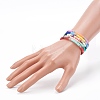 Handmade Polymer Clay Heishi Beaded Stretch Bracelets Sets BJEW-JB06146-6
