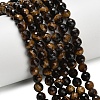 Natural Tiger Eye Beads Strands G-L642-F01-6mm-1