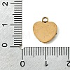 304 Stainless Steel Charms STAS-B128-21A-G-3