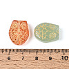 Baking Paint Transparent Glass Beads DGLA-N018-14-3