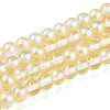 Baking Paint Transparent Glass Beads X1-DGLA-N011-6mm-02-1