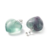 Natural Fluorite Pendants G-I311-A20-4