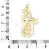 Brass Enamel Pendants KK-K408-43B-01-3