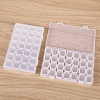 Transparent Plastic 28 Grids Bead Containers CON-PW0001-029-3