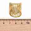 304 Stainless Steel Cuff Rings Ring Components SA-CBA098D-01G-C-3