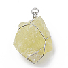 Natural Citrine Pendants G-Q993-01-1