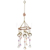 Natural Rose Quartz Chips Hanging Suncatcher GG-CBAB970-01B-1
