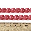 Transparent Glass Imitation Cat Eye Beads Strands GLAA-Q110-01C-12-4