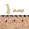SHEGRACE Brass Clear Cubic Zirconia Pendants XGRQ3K654-523G-3