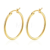 304 Stainless Steel Hoop Earrings LS-PW-WG89744-18-1