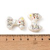 Printed Opaque Acrylic Beads OACR-B054-01U-3