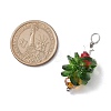 Christmas Theme Glass Pendants PALLOY-JF02866-2