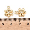 Rack Plating Alloy Rhinestone Pendants PALLOY-T096-08G-02-3