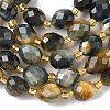 Natural Tiger Eye Beads Strands G-F809-A26-01-4