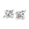 Tibetan Style Alloy Pendants TIBEP-T054-08AS-1