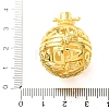 Brass Cage Pendants KK-CBA8ACD-08G-3