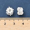 Brass Pave Cubic Zirconia Beads KK-H532-21C-S-2