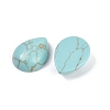 Dyed Synthetic Turquoise Cabochons G-H094-01A-23-2