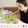 200Pcs 10 Colors Transparent Spray Painted Glass Beads GLAA-DC0001-24-6