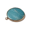 Natural Amazonite Pendants G-A213-01G-02-4