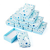 Polka Dot Pattern Cardboard Jewelry Packaging Boxes CON-TAC0011-04B-05-1