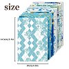 12Pcs 12 Styles Bleues Flower Scrapbook Paper Pad PW-WG3E2DC-01-3