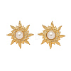 Sunflower Alloy Stud Earrings JU5633-4