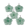 Natural Green Aventurine Big Pendants G-B040-01P-06-1