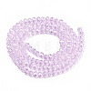 Electroplate Glass Beads Strands EGLA-A034-T10mm-A22-2
